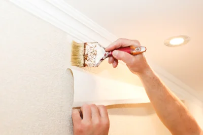 Pose de papier peint à Bougarber — revêtements muraux et toiles de verre